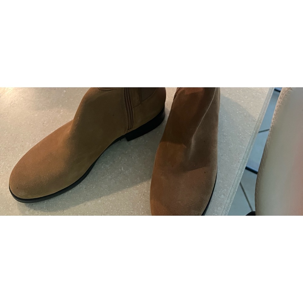 Cole Hahn NEW camel colored suede high boots